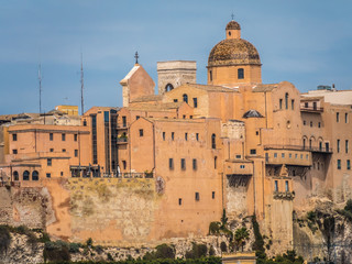 Cagliari, Sardinia, Italy. An ancient city with a long history under the rule of several...