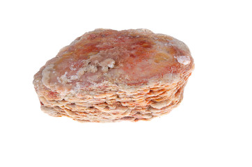 mineral stone on white background