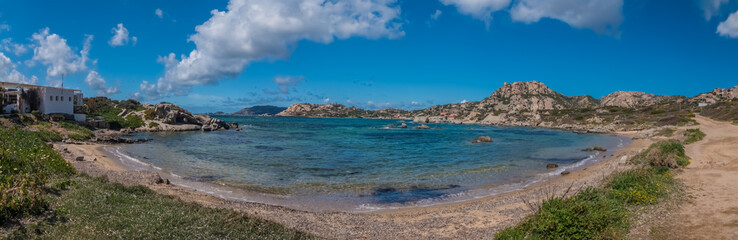 La Maddalena Archipelago National Park, on the coast of Sardinia province of Sassari,  northern Sardinia, Italy.