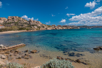 La Maddalena Archipelago National Park, on the coast of Sardinia province of Sassari,  northern Sardinia, Italy.