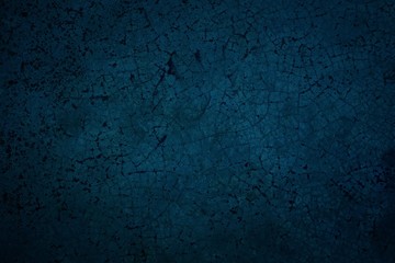 Blue Grunge Concrete Wall Texture Background.