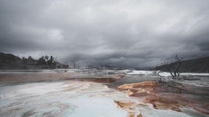 Yellowstones Mammoth Hot Springs