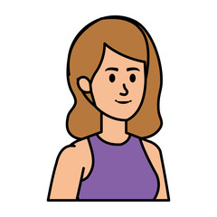 beautiful young woman character