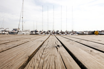 Fototapeta premium Summer background of pier 