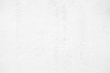 White Stucco Painting on Concrete Wall Texture Background.