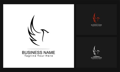 eagle concept design business logo