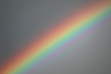 real rainbow in the sky