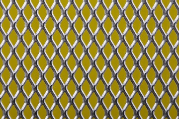 Metal mesh as a structure and background with different orientation and background color.