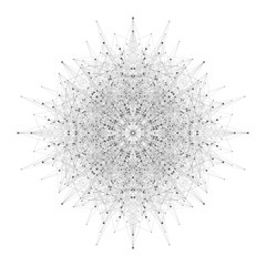 Obraz premium Big Genomic Data Visualization. DNA helix, DNA strand, DNA Test. Molecule or atom, neurons. Abstract structure for Science or medical background, banner
