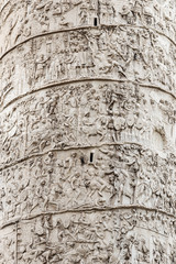 Trajan’s Column - Roman triumphal monument in Rome italy