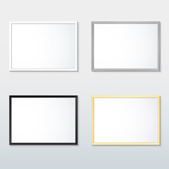 various frame mockup template set.