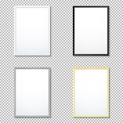 various frame mockup template set.