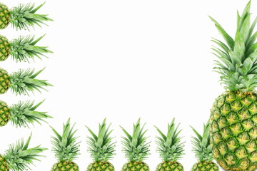 pineapple fruit texture as background