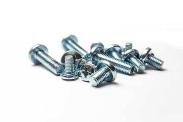 bolts isolated on white background