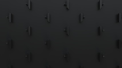 Security camera cctv pattern, abstract dark cyber security surveillance texture background, threat detection, abstract 3d illustration render