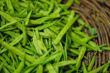 Fresh vegetable shop in indian market