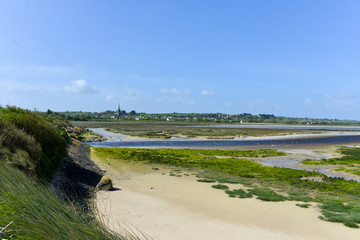 Dunes de Keremma, Site naturel protégé, Natura 2000, conservatoire du littoral, Plounevez Lochrist, Treflez, Finistère, 29 © JAG IMAGES