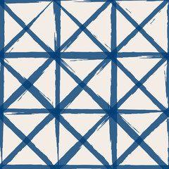 Shibori Tie-Dye indigo vector pattern