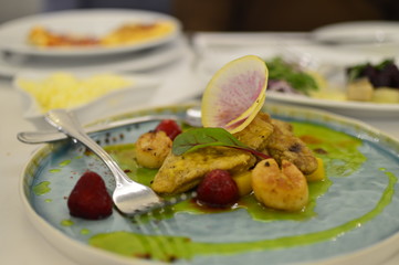 fresh salad on a table