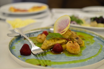 fresh salad on a table