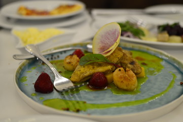 fresh salad on a table