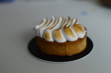 dessert on a table