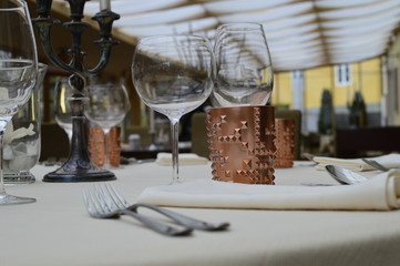 table in restaurant