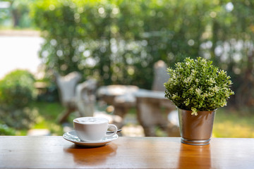 coffee at the window