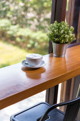 coffee at the window