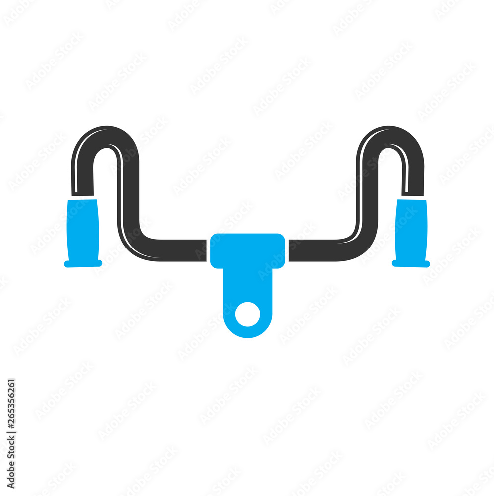 Poster bicycle bar icon on background for graphic and web design. simple vector sign. internet concept symb