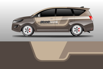 Wrap car racing designs vector . Background designs decal