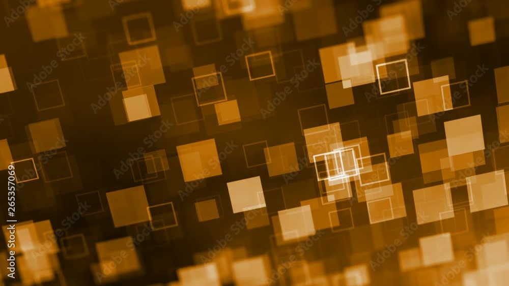 Poster abstract square pattern, container shape, background loop.