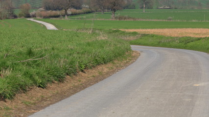 road in the countryside