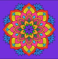 First model, colourful