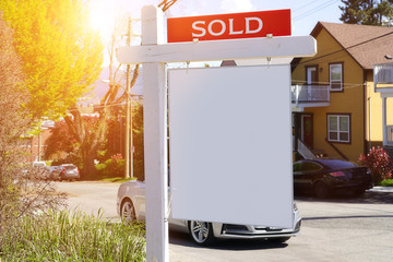 the image of sold realtor sign