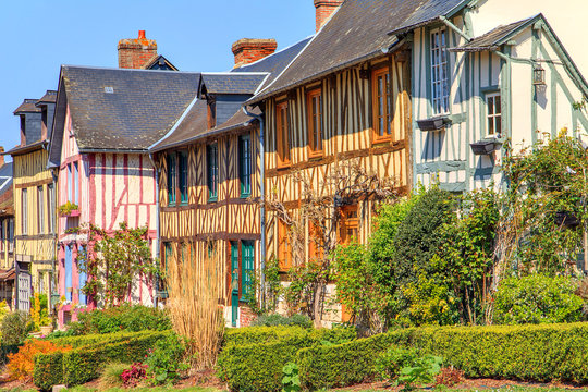 The village of Le bec hellouin Normandy, France