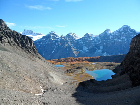 View from Sentinel Pass hike in fall