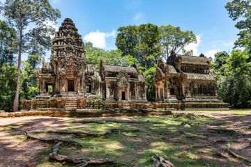 One of the many smaller temples at the Angkor Wat temple complex in Siem Reap, Cambodia