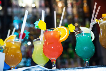 cocktail drink in glass