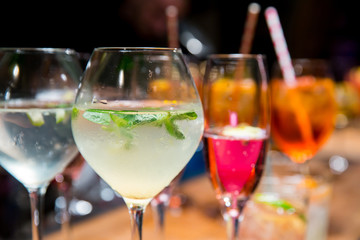 cocktail drink in glass