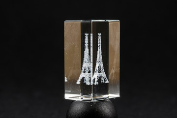 Laser engraving inside  glass