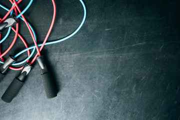 skipping rope for an exercise