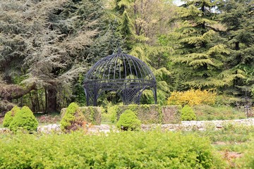 Forged gazebo in the Park in Varna (Bulgaria)