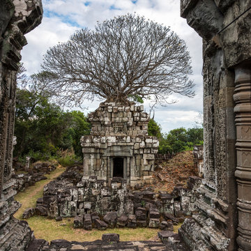 Phnom Bok, Hindu Temple In Temples Of Angkor; Siem Reap Province, Cambodia
