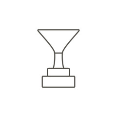 Award, media vector icon. Element of simple icon for websites, web design, mobile app, info graphics. Thick line icon for website design and development