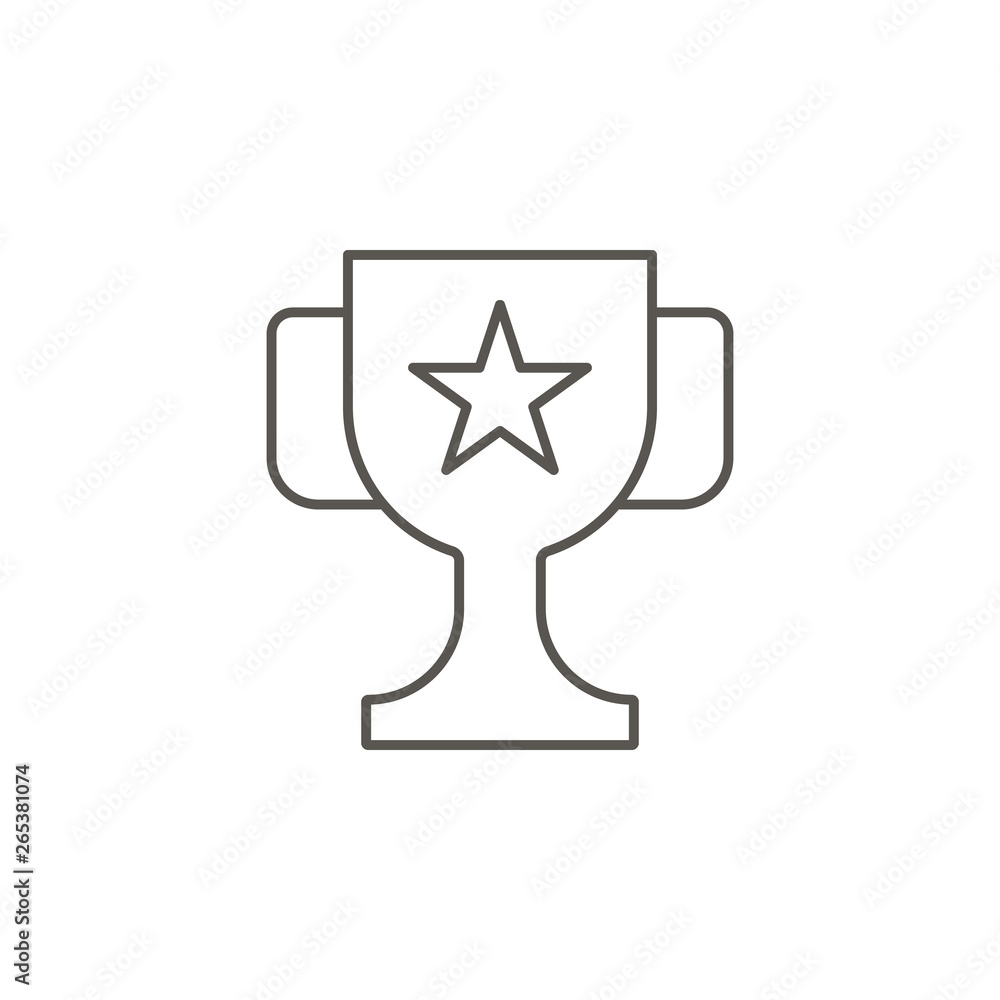 Poster award, star vector icon. element of simple icon for websites, web design, mobile app, info graphics.