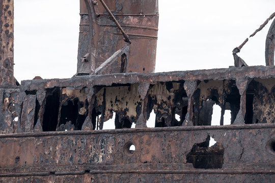 Wrack auf der Inish Oirr - Irland