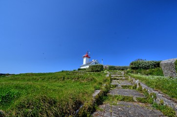 phare de l'aber wrac'h  Finist&egrave;re, Bretagne