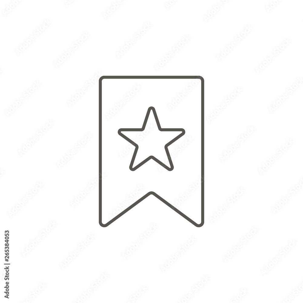 Poster star, reward, medal vector icon. element of simple icon for websites, web design, mobile app, info g