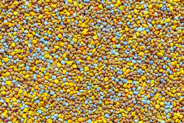 Bee pollen background